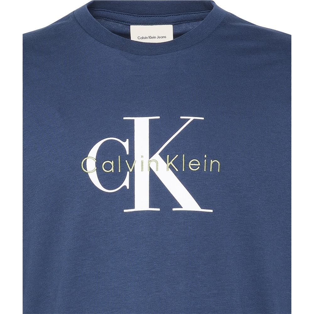 Calvin Klein Μπλε T-Shirt C Neck - LV04RB862G