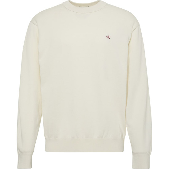 Calvin Klein Λευκό Πουλόβερ C Neck - LV04RC309G