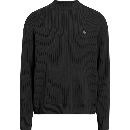 Calvin Klein Μαύρο Πουλόβερ C Neck - LV04RD314G