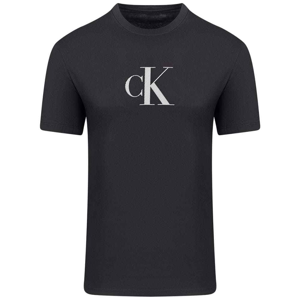 Calvin Klein Μαύρο T-shirt C Neck - LV04RF853G
