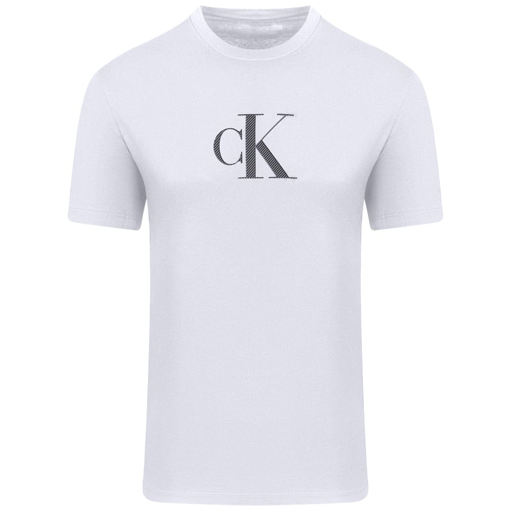 Calvin Klein Λευκό T-shirt C Neck - LV04RF853G