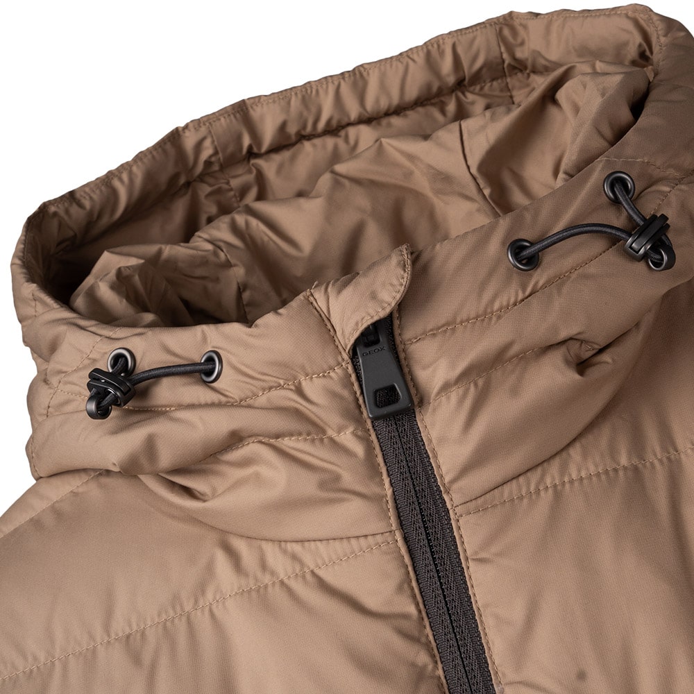 Geox Puffer Jacket 100% Polyester M2628A T2937 Μπεζ