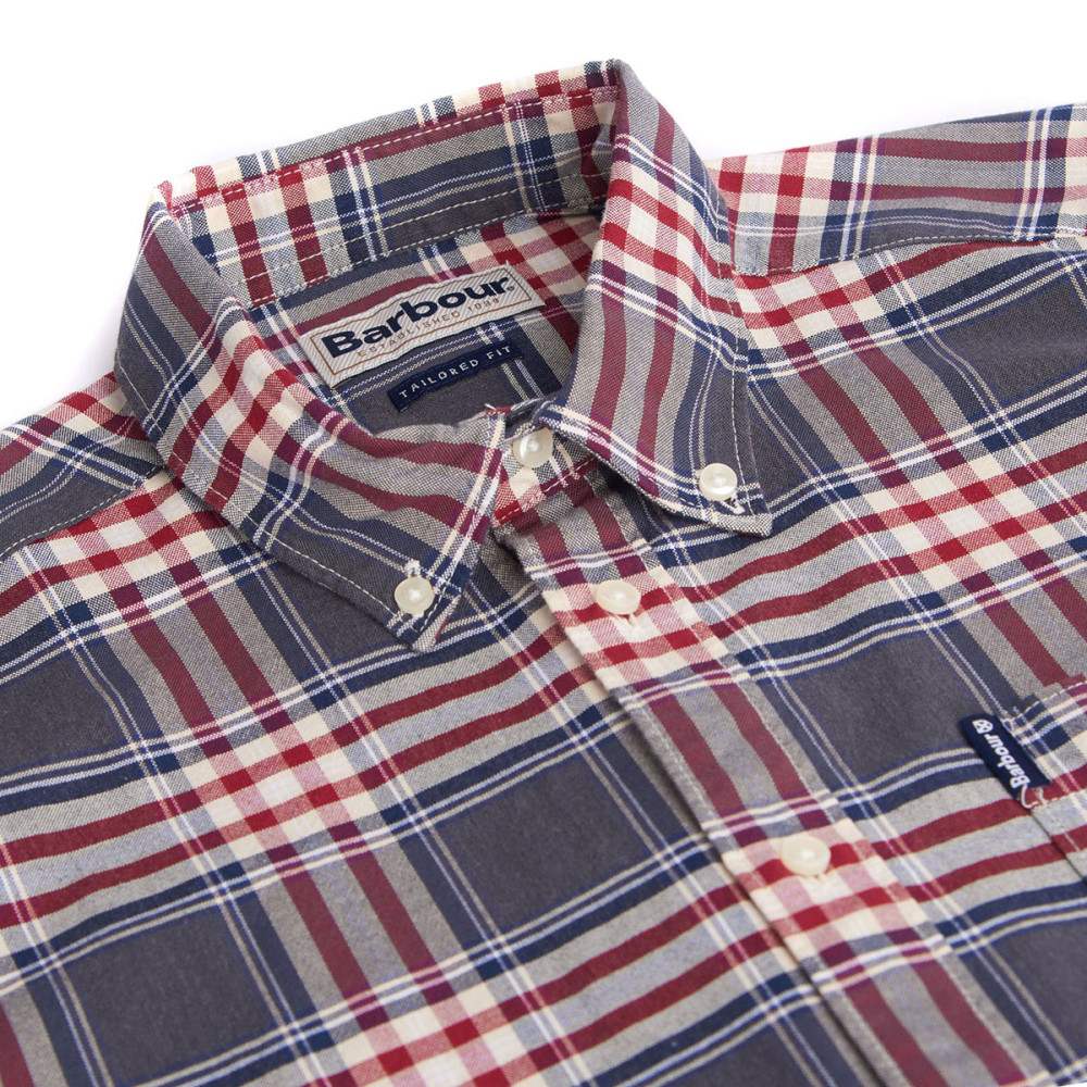 Barbour Πουκάμισο Γκρι Kάρο - 3BRMSH4549 