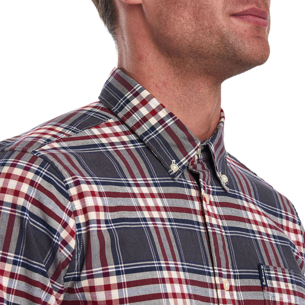 Barbour Πουκάμισο Γκρι Kάρο - 3BRMSH4549 
