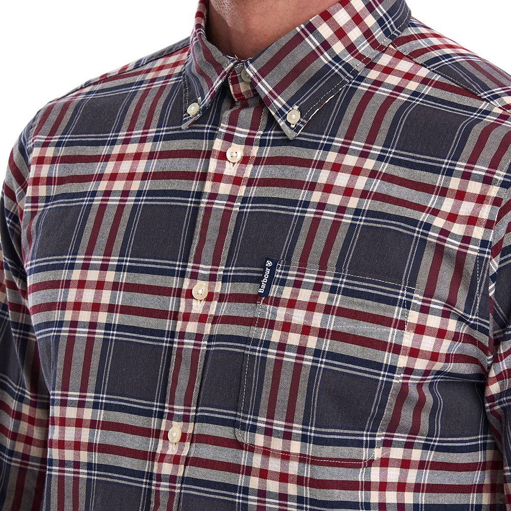Barbour Πουκάμισο Γκρι Kάρο - 3BRMSH4549 