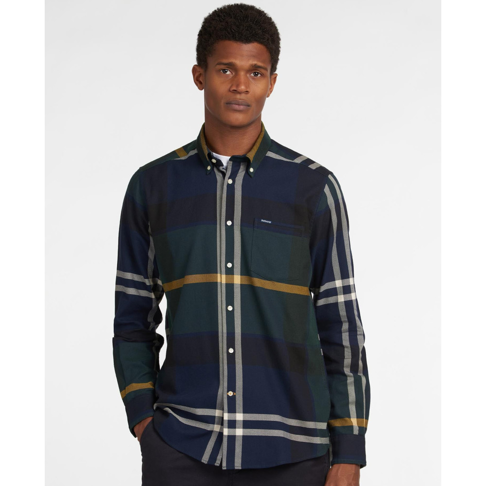 BARBOUR Πράσινο Πουκάμισο Καρό Button Down - 3BRMSH4980