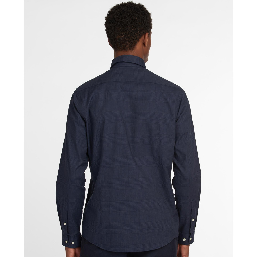 BARBOUR Πουκάμισο Μπλε Καρό Button Down - 3BRMSH5056 
