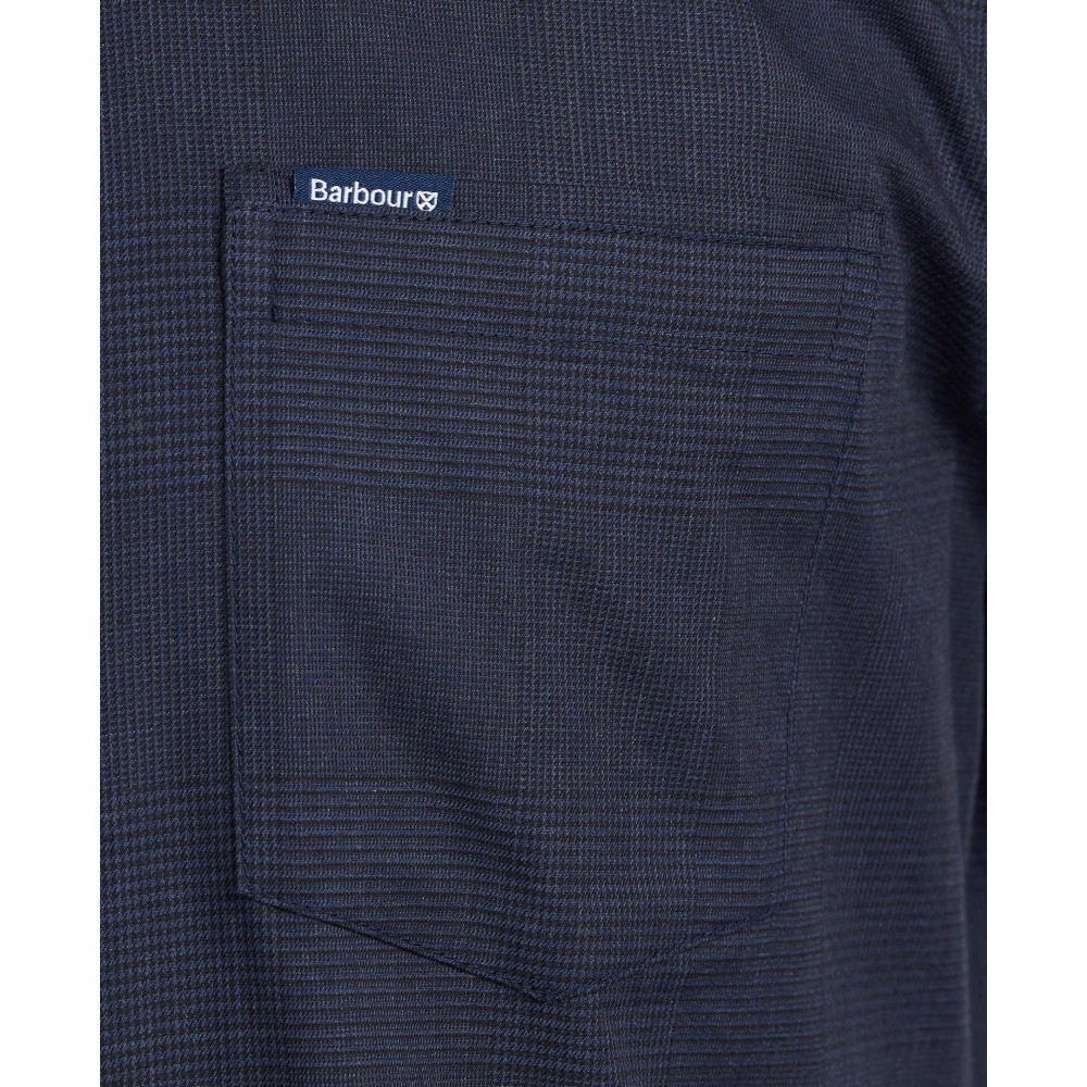 BARBOUR Πουκάμισο Μπλε Καρό Button Down - 3BRMSH5056 
