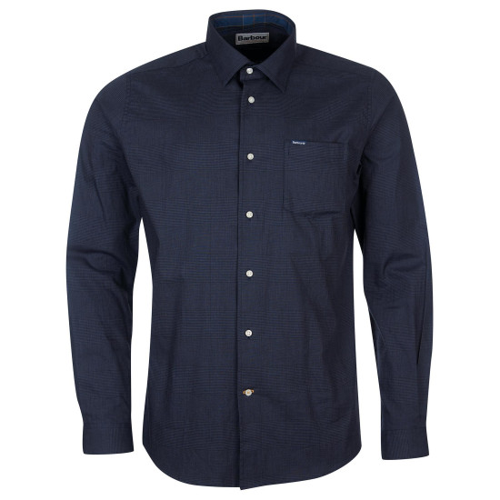 BARBOUR Πουκάμισο Μπλε Καρό Button Down - 3BRMSH5056 