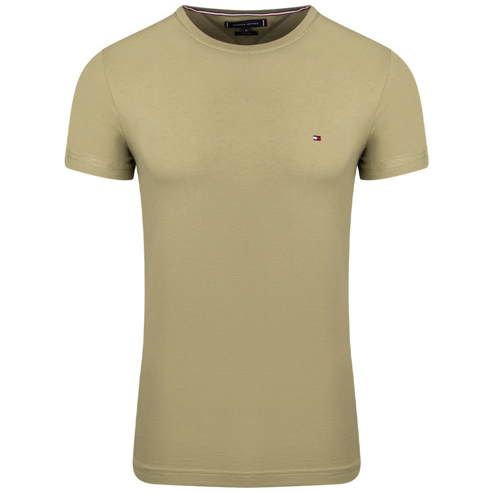 Tommy Hilfiger Λαδί T-shirt Round Neck - MW0MW10800