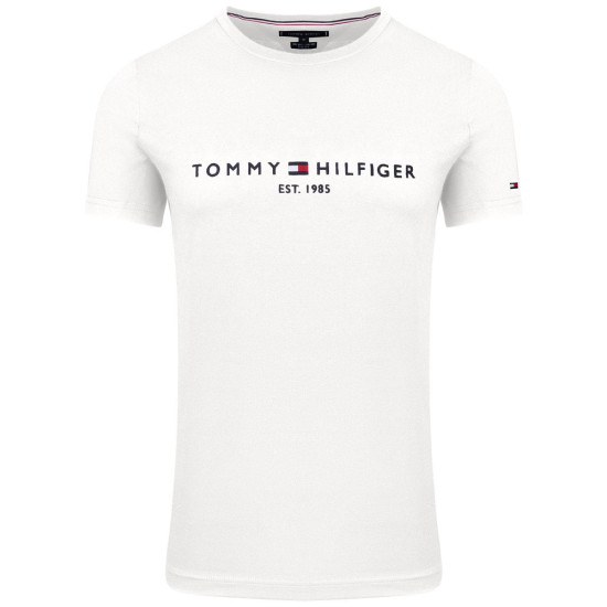 Tommy Hilfiger Λευκό T-shirt C Neck - MW0MW11465