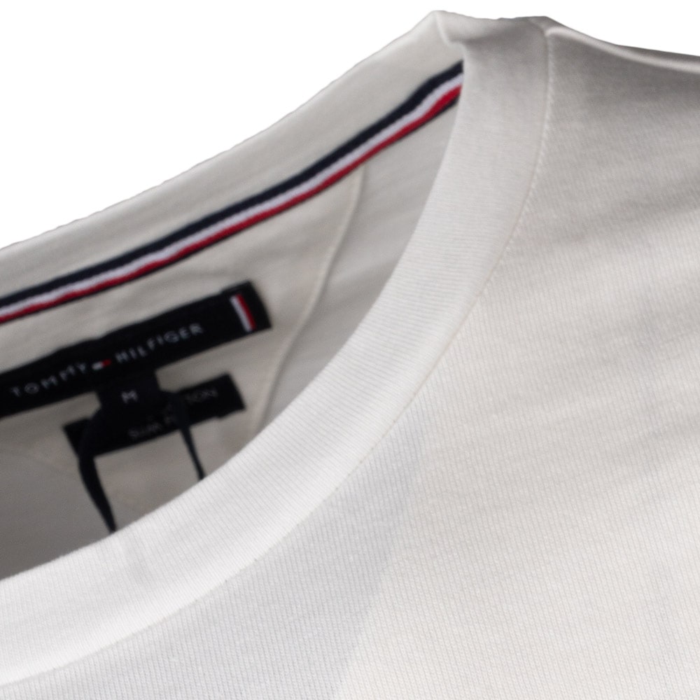 Tommy Hilfiger Λευκό T-shirt C Neck - MW0MW11465