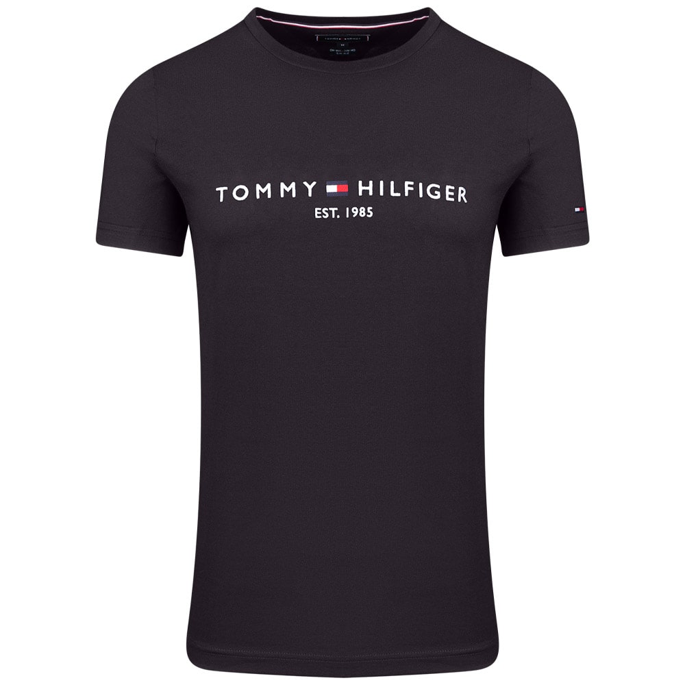 Tommy Hilfiger Μαύρο T-shirt C Neck - MW0MW11465