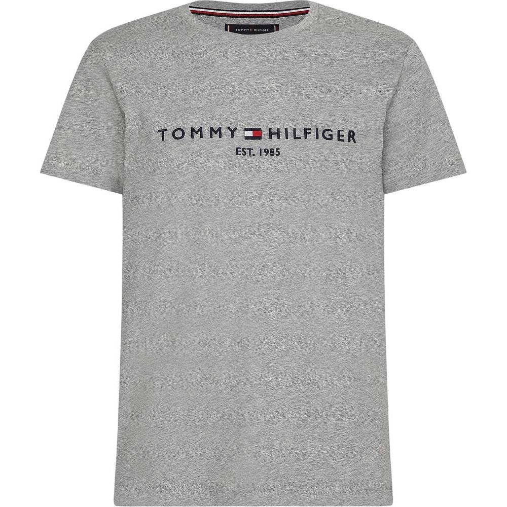 Tommy Hilfiger Γκρι T-shirt C Neck - MW0MW11465