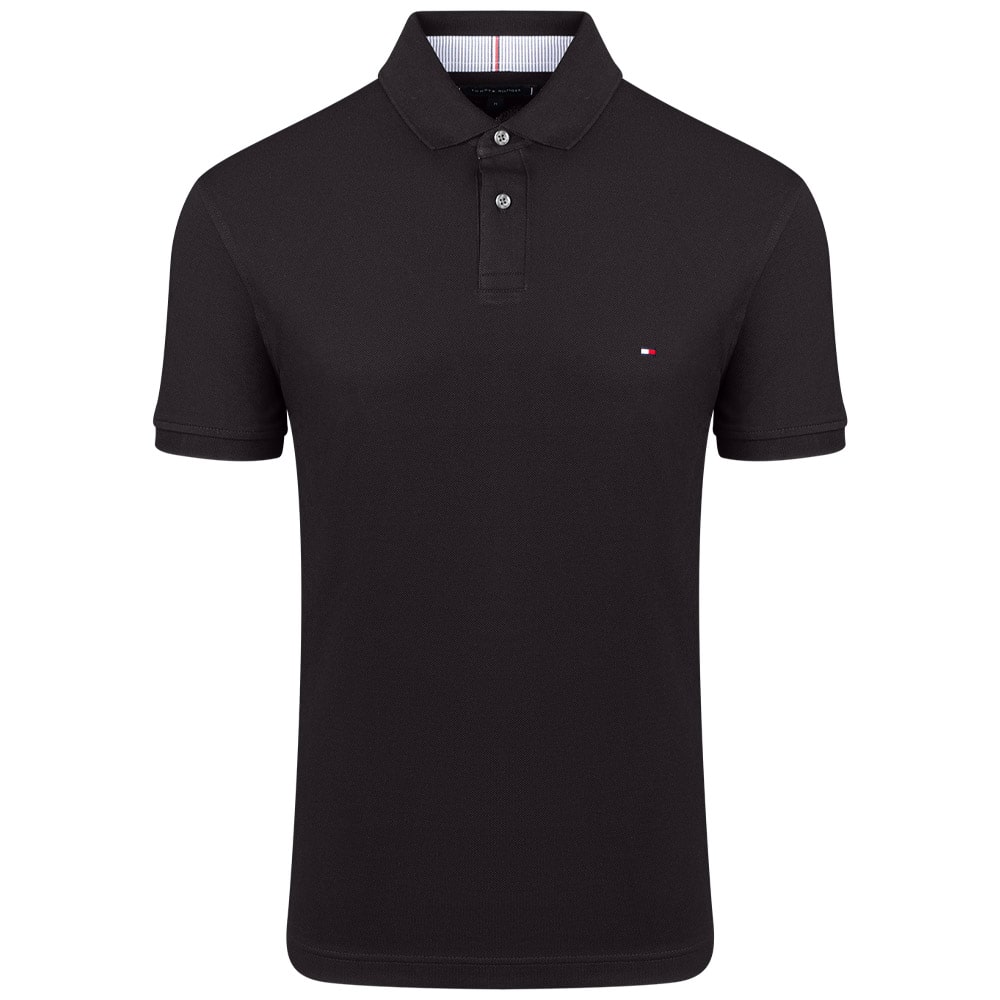 Tommy Hilfiger Μαύρο Κοντομάνικο Polo - MW0MW17770 