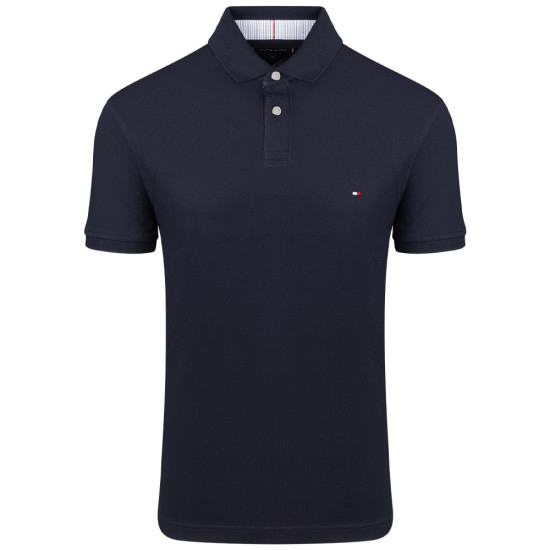 Tommy Hilfiger Μπλε Σκούρο Κοντομάνικο Polo - MW0MW17770