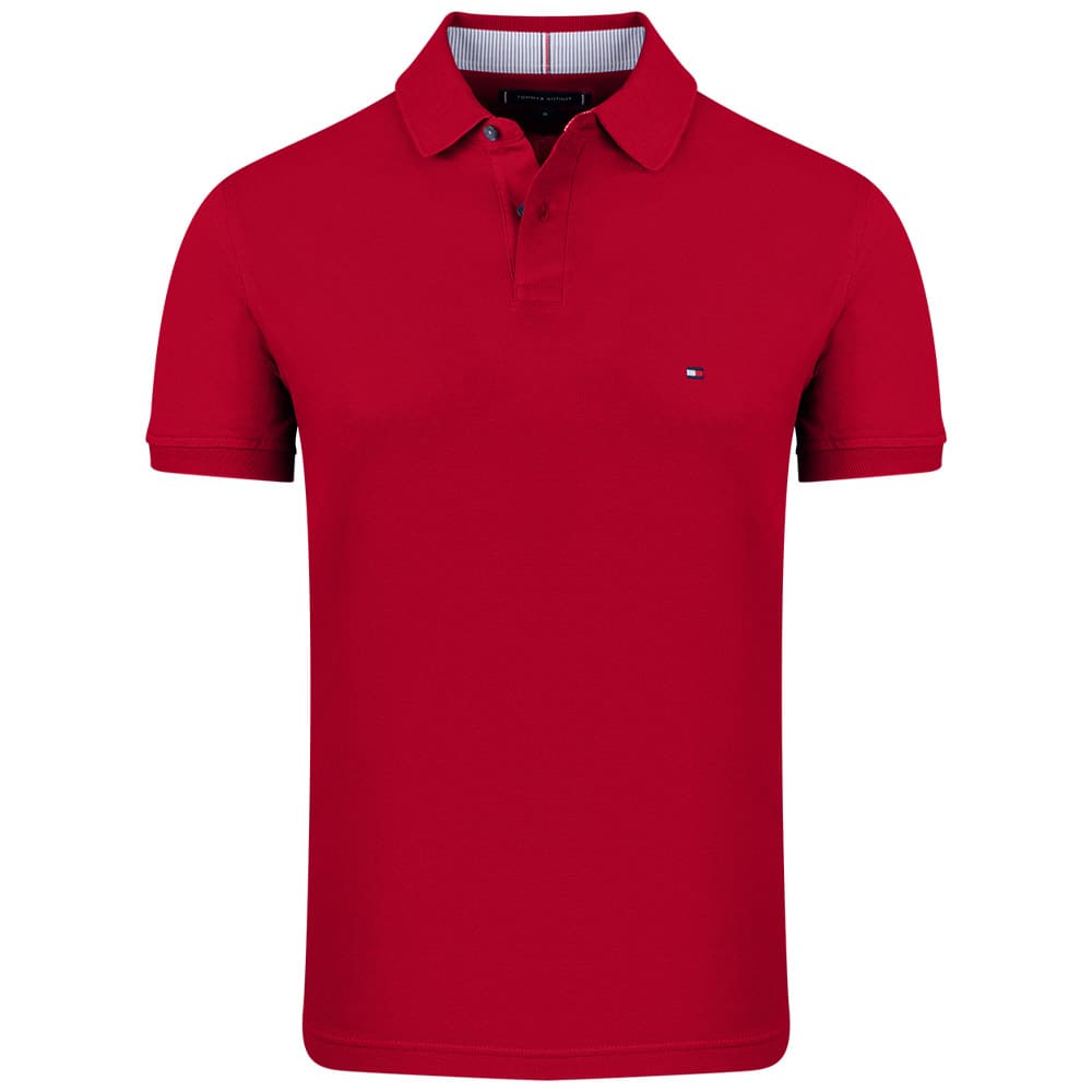 Tommy Hilfiger Κόκκινο Κοντομάνικο Polo - MW0MW17770