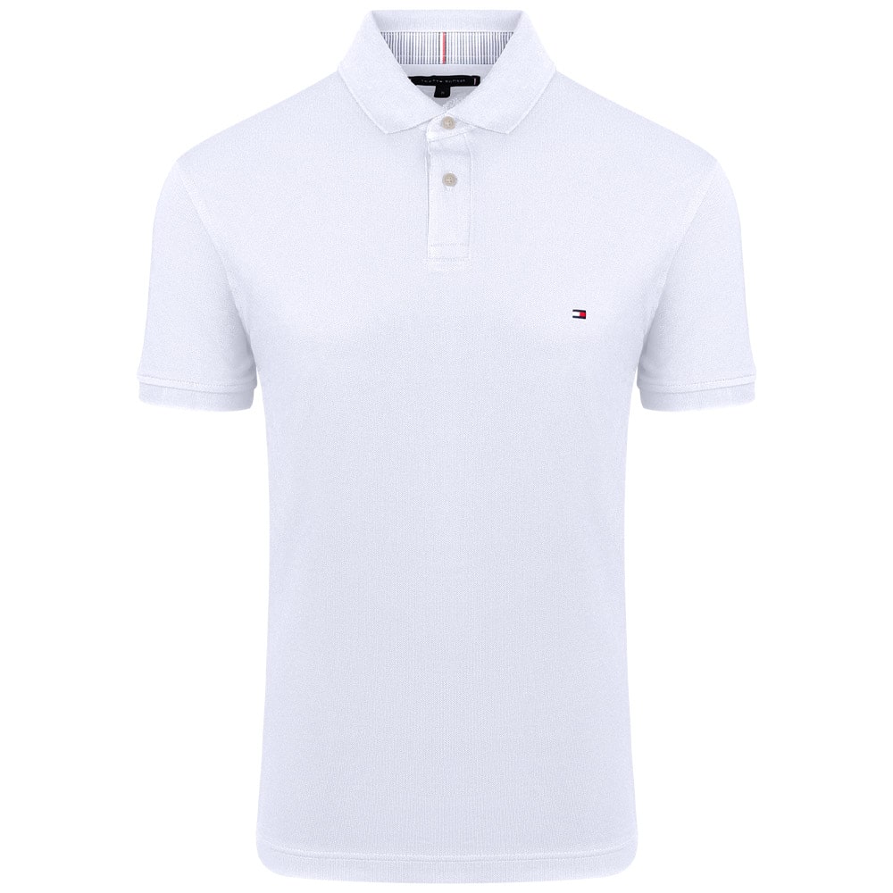 Tommy Hilfiger Λευκό Κοντομάνικο Polo - MW0MW17770