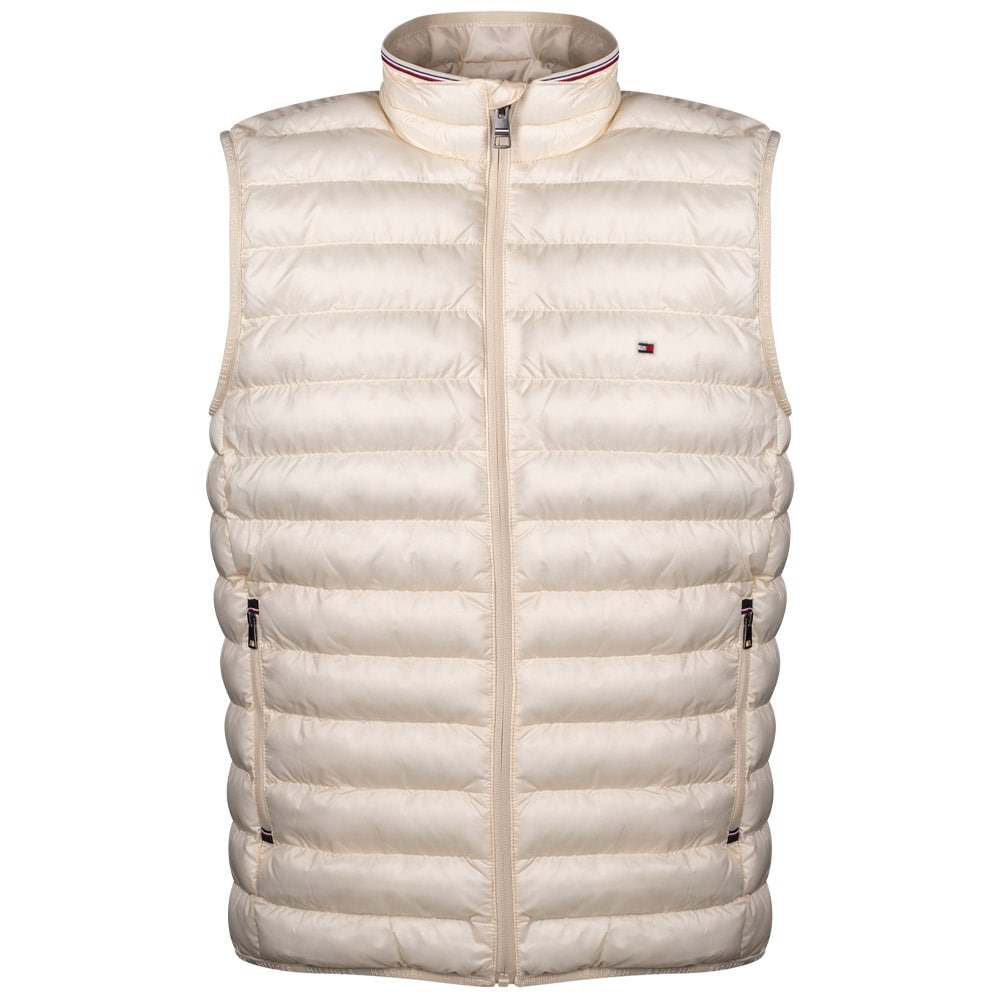 Tommy Hilfiger Εκρού Αμάνικο Μπουφάν - MW0MW18762