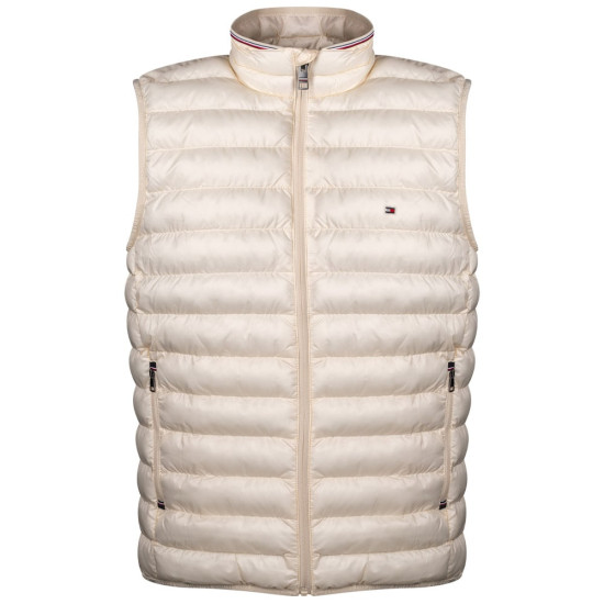 Tommy Hilfiger Εκρού Αμάνικο Μπουφάν - MW0MW18762