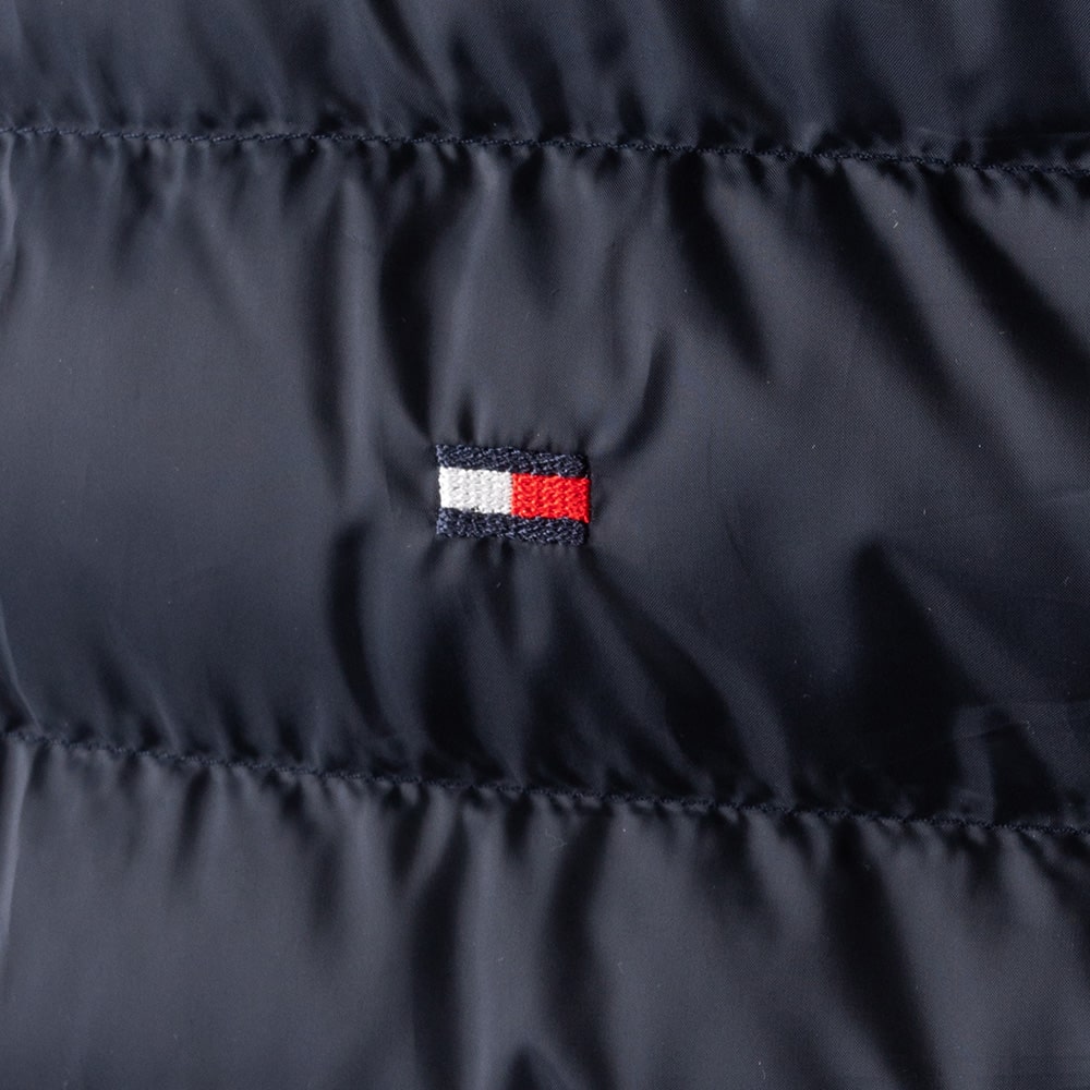 Tommy Hilfiger Μπλε Σκούρο Αμάνικο Puffer Μπουφάν - MW0MW18762 