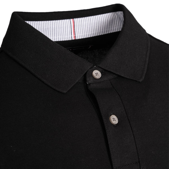 TOMMY HILFIGER Μαύρο Μακρυμάνικο polo - MW0MW20183