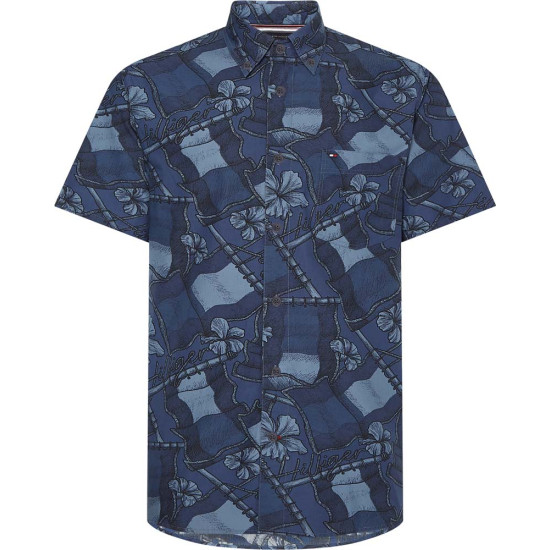 Tommy Hilfiger Μπλε Πουκάμισο Button Down - MW0MW23162