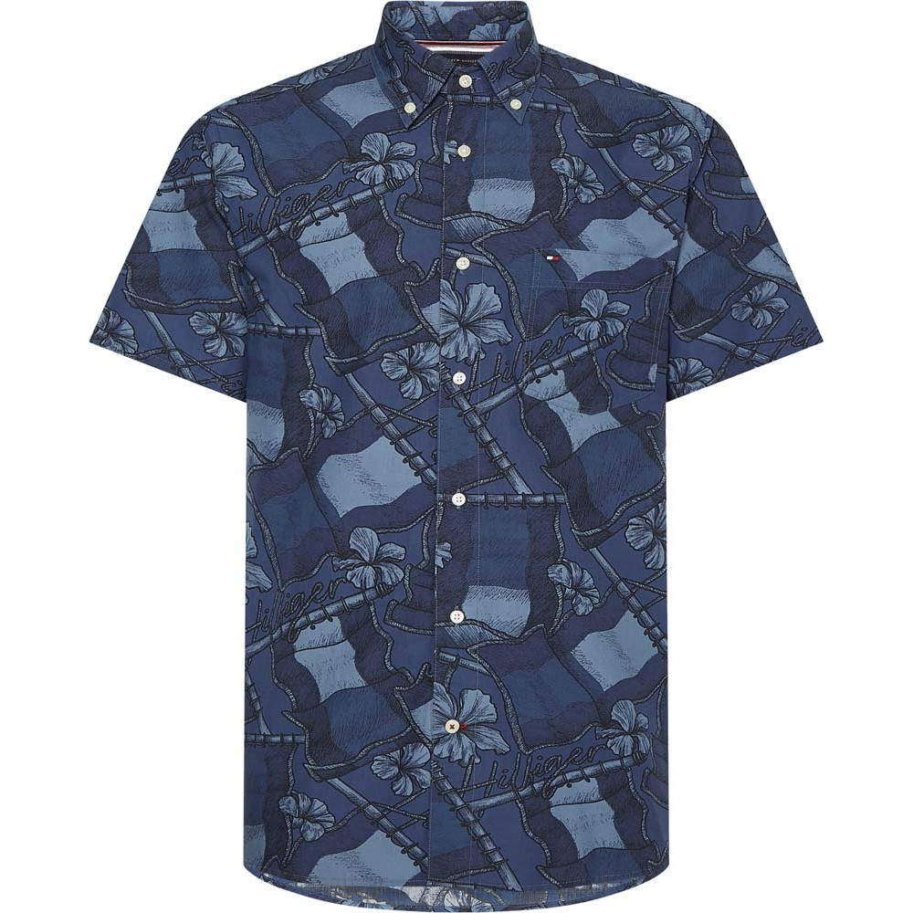 Tommy Hilfiger Μπλε Πουκάμισο Button Down - MW0MW23162