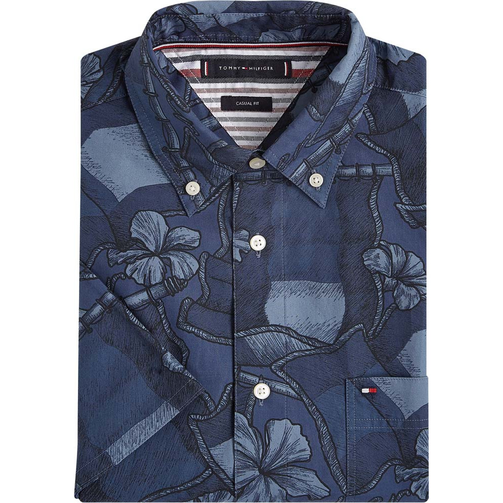 Tommy Hilfiger Μπλε Πουκάμισο Button Down - MW0MW23162