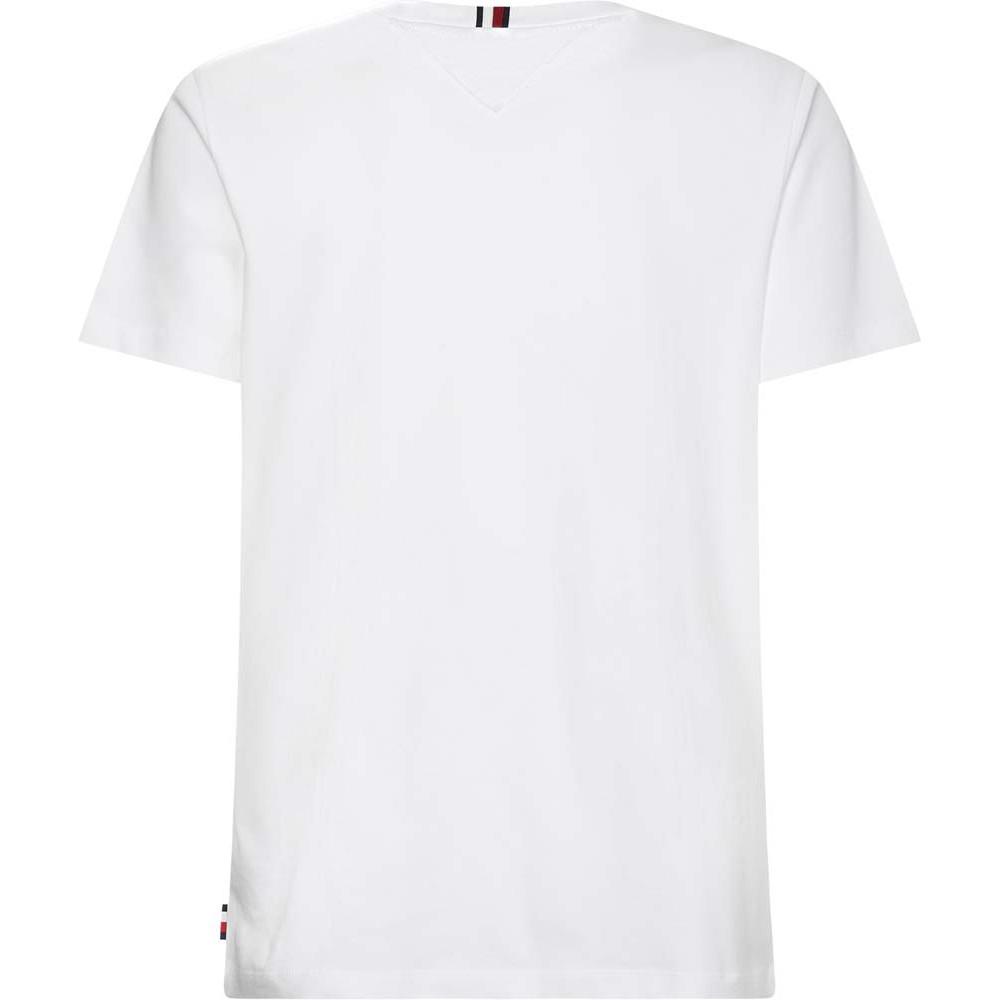 Tommy Hilfiger T-shirt Round Neck 100% Transitional Organic Cotton MW0MW24556 Λευκό
