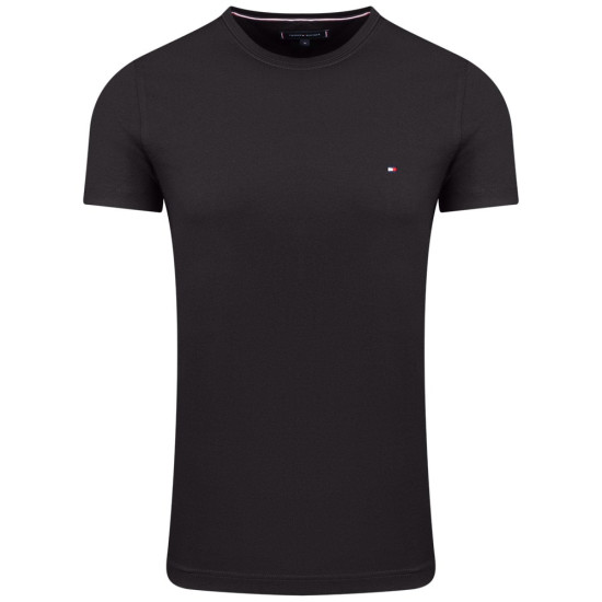 Tommy Hilfiger Μαύρο T-shirt C Neck - MW0MW27539