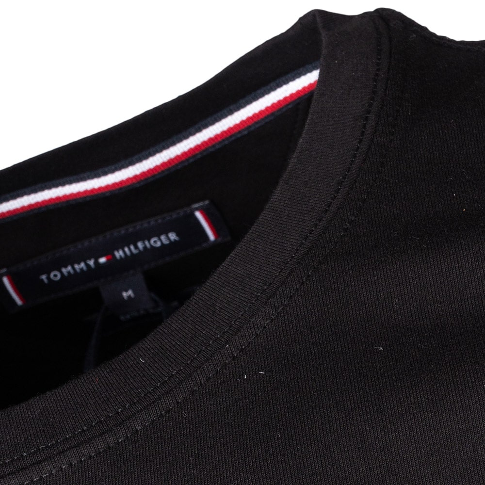 Tommy Hilfiger Μαύρο T-shirt C Neck - MW0MW27539
