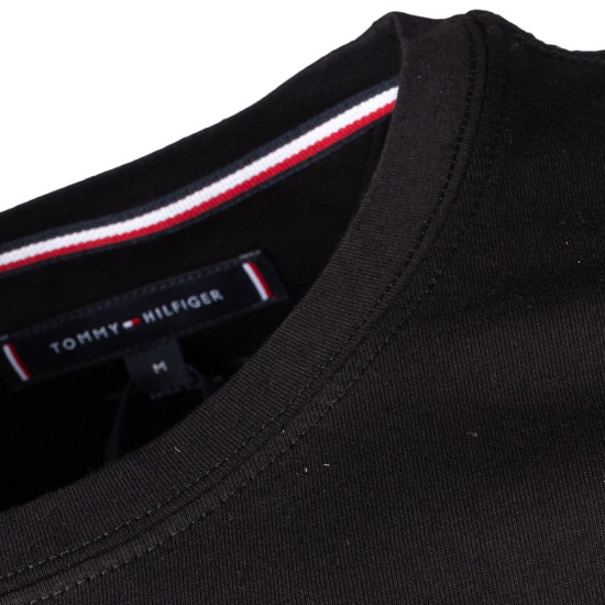 Tommy Hilfiger Μαύρο T-shirt C Neck - MW0MW27539