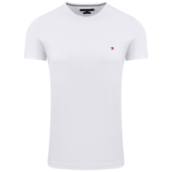 Tommy Hilfiger Λευκό T-shirt C Neck - MW0MW27539