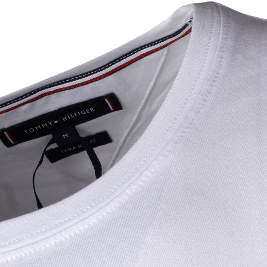 Tommy Hilfiger Λευκό T-shirt C Neck - MW0MW27539