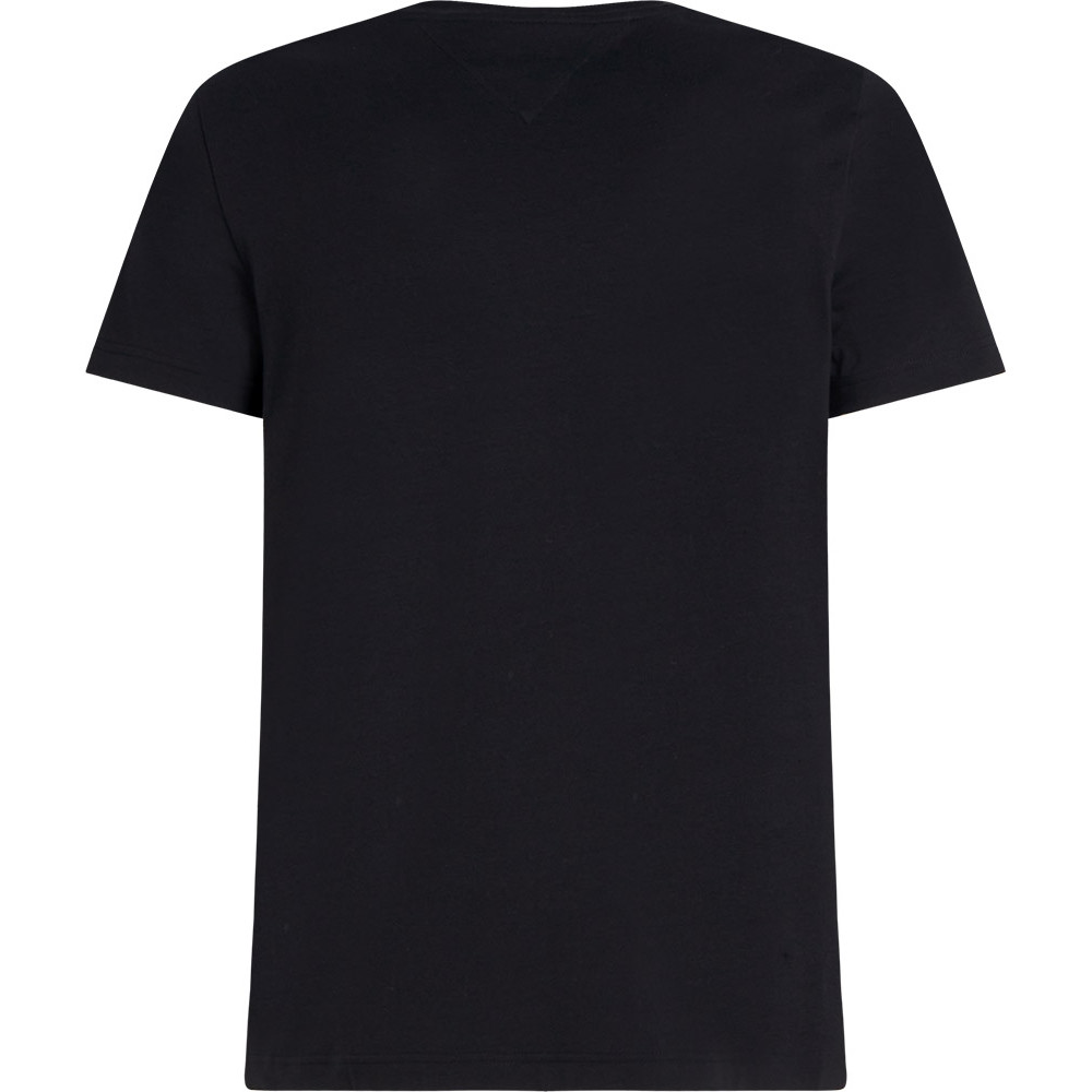 Tommy Hilfiger Μαύρο T-shirt C Neck - MW0MW27539