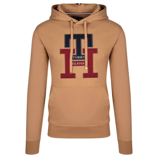 Tommy Hilfiger Μπεζ Hoodie Lux Monogram - MW0MW28187