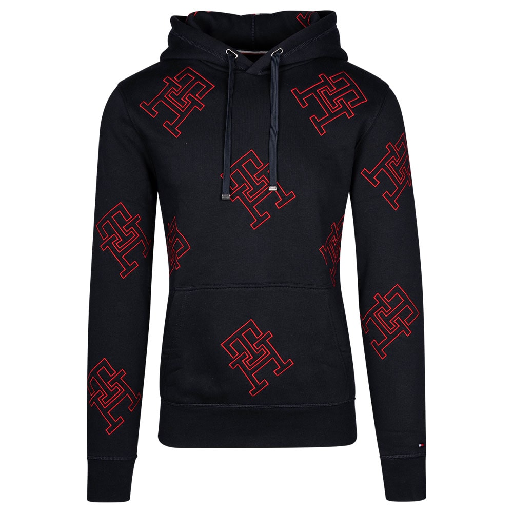 Tommy Hilfiger Φούτερ Critter Monogram Hoody MW0MW28678 Μπλε Σκούρο