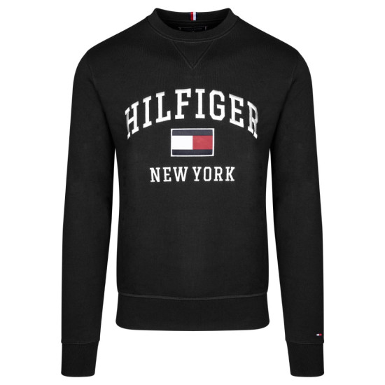 Tommy Hilfiger Μαύρο Φούτερ C Neck MW0MW28755