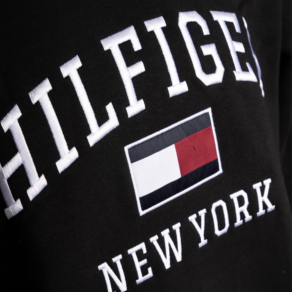 Tommy Hilfiger Μαύρο Φούτερ C Neck MW0MW28755