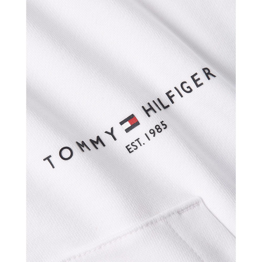 Tommy Hilfiger Λευκή Ζακέτα High Neck - MW0MW30020