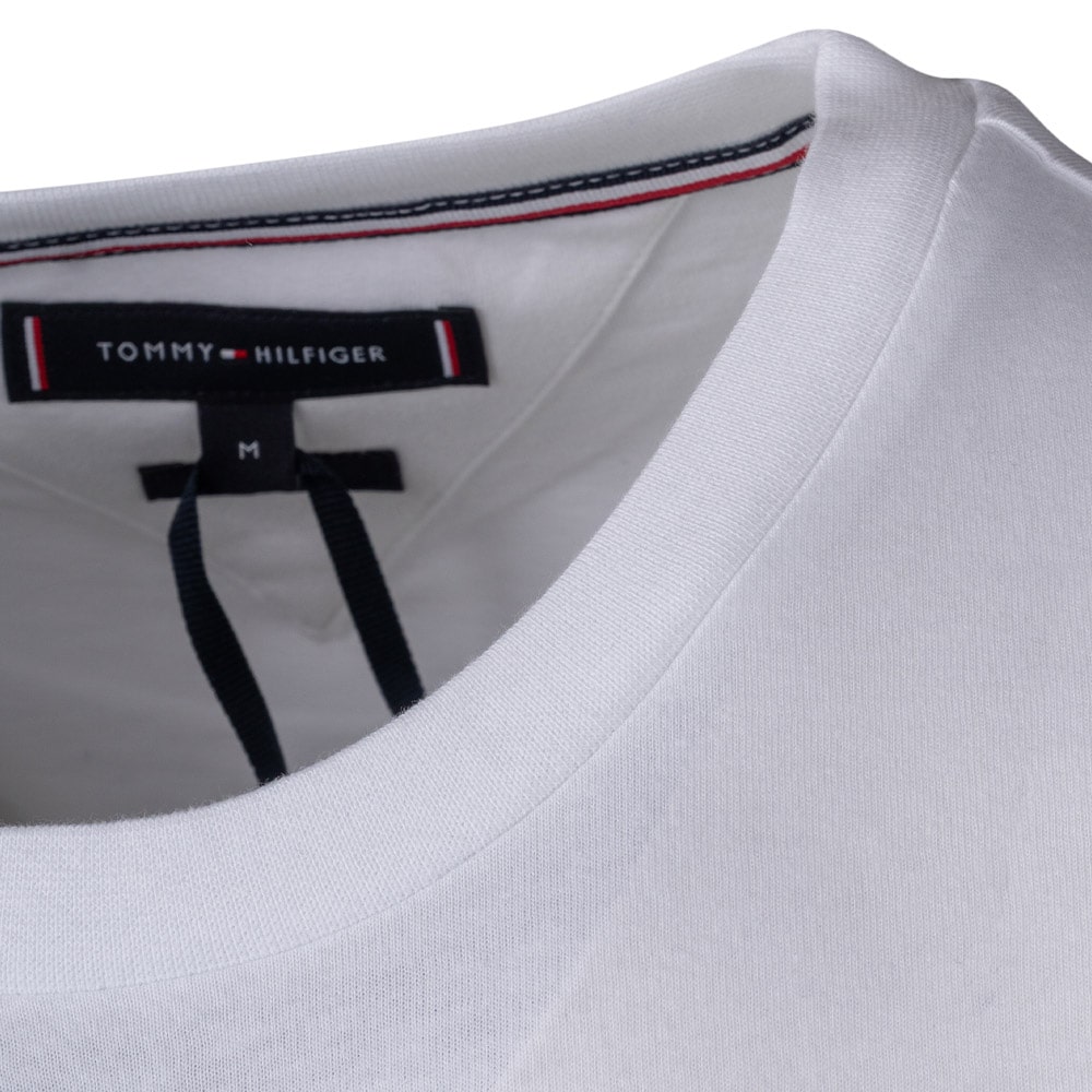 Tommy Hilfiger Λευκό T-shirt C Neck - MW0MW30035