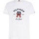 Tommy Hilfiger Λευκό T-Shirt C Neck - MW0MW30043