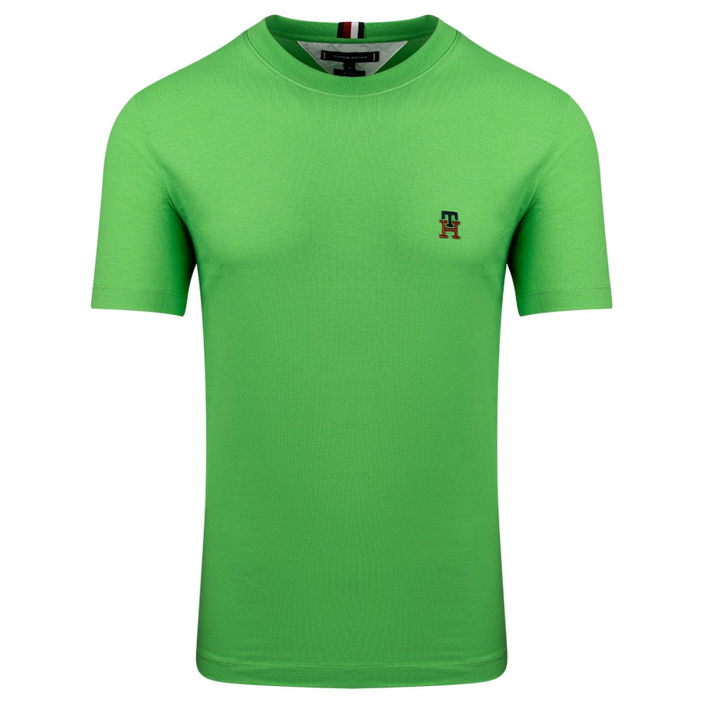 Tommy Hilfiger Πράσινο T-shirt C Neck - MW0MW30054