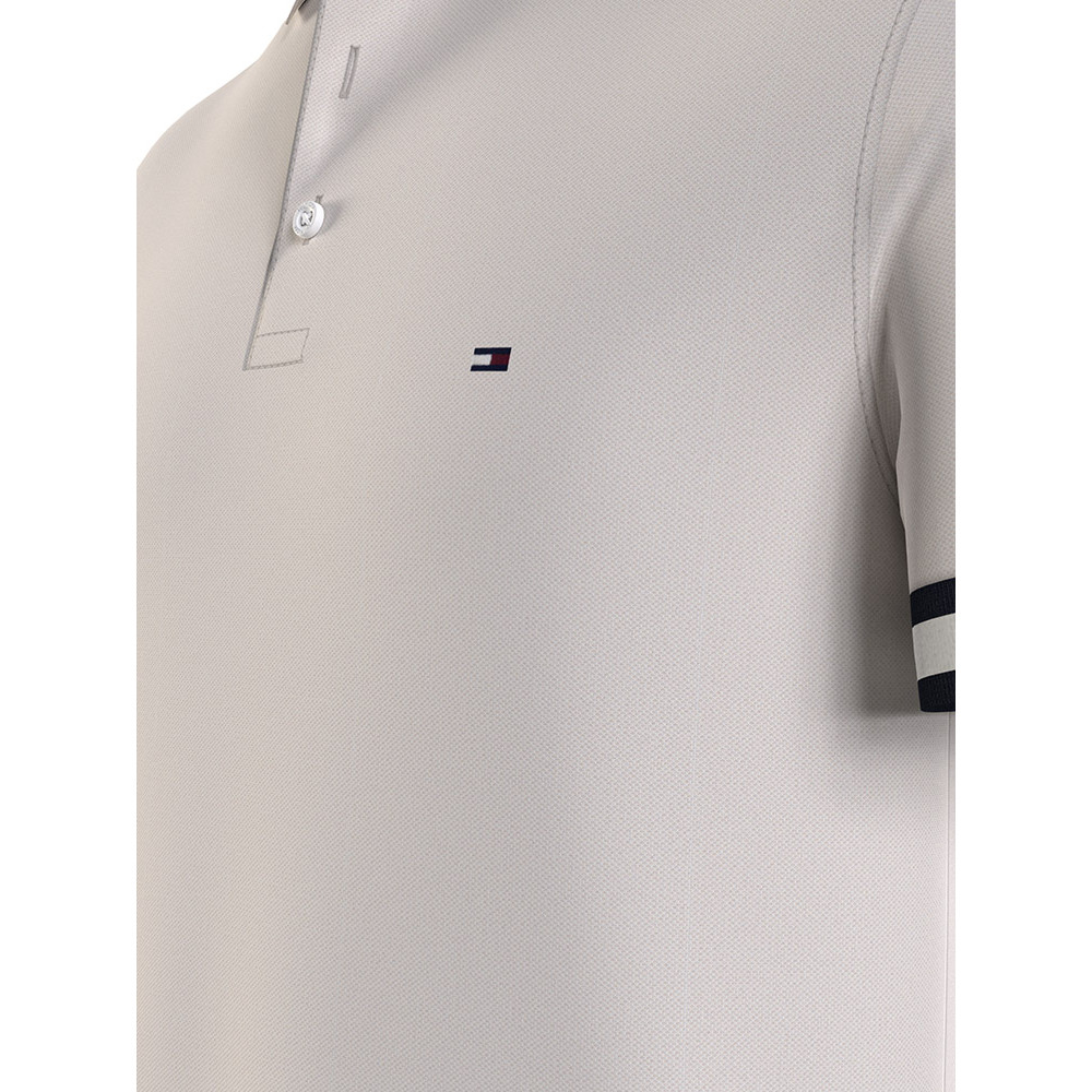 Tommy Hilfiger Εκρού Κοντομάνικο polo - MW0MW30764