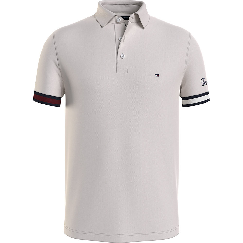 Tommy Hilfiger Εκρού Κοντομάνικο polo - MW0MW30764