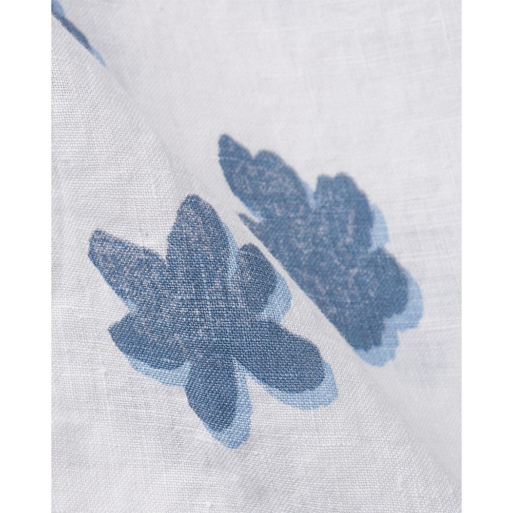 Tommy Hilfiger Λευκό Πουκάμισο Floral 100% Linen - MW0MW30891