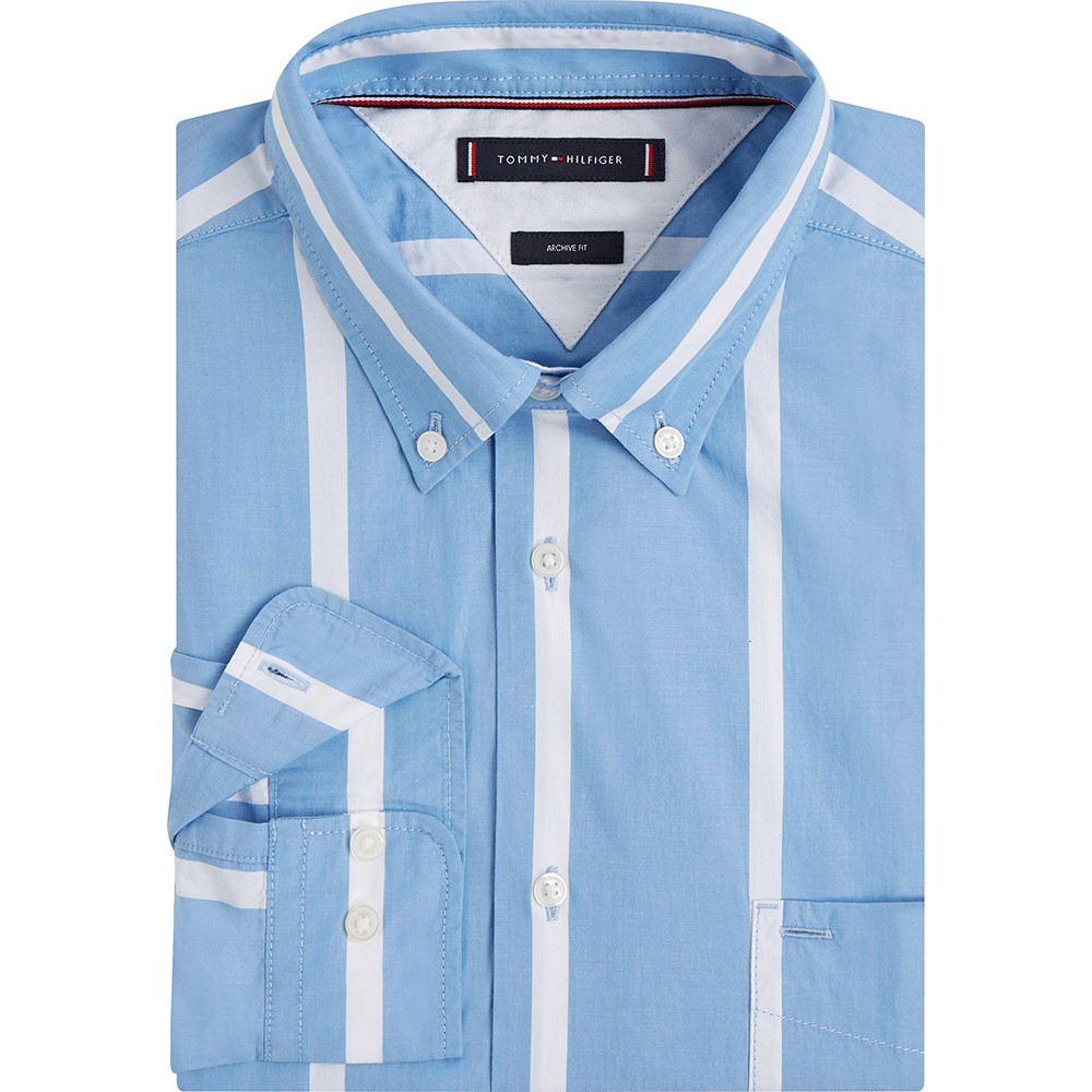 Tommy Hilfiger Μπλε Πουκάμισο Button Down - MW0MW30902
