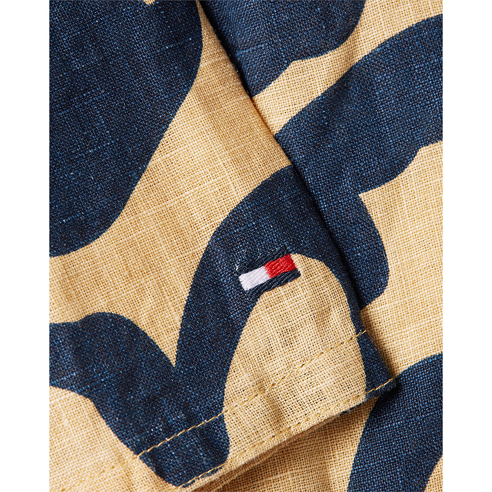 Tommy Hilfiger Κίτρινο Πουκάμισο Button Down 100% Linen - MW0MW30912