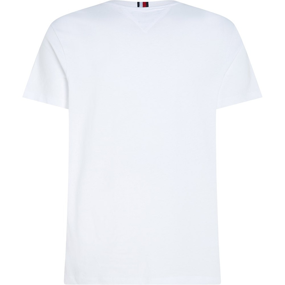 Tommy Hilfiger Λευκό T-shirt C Neck - MW0MW32597
